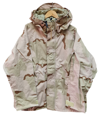 Genuine US Army Tri Colour Desert Camo Gore-Tex ECWCS Parka Jacket 