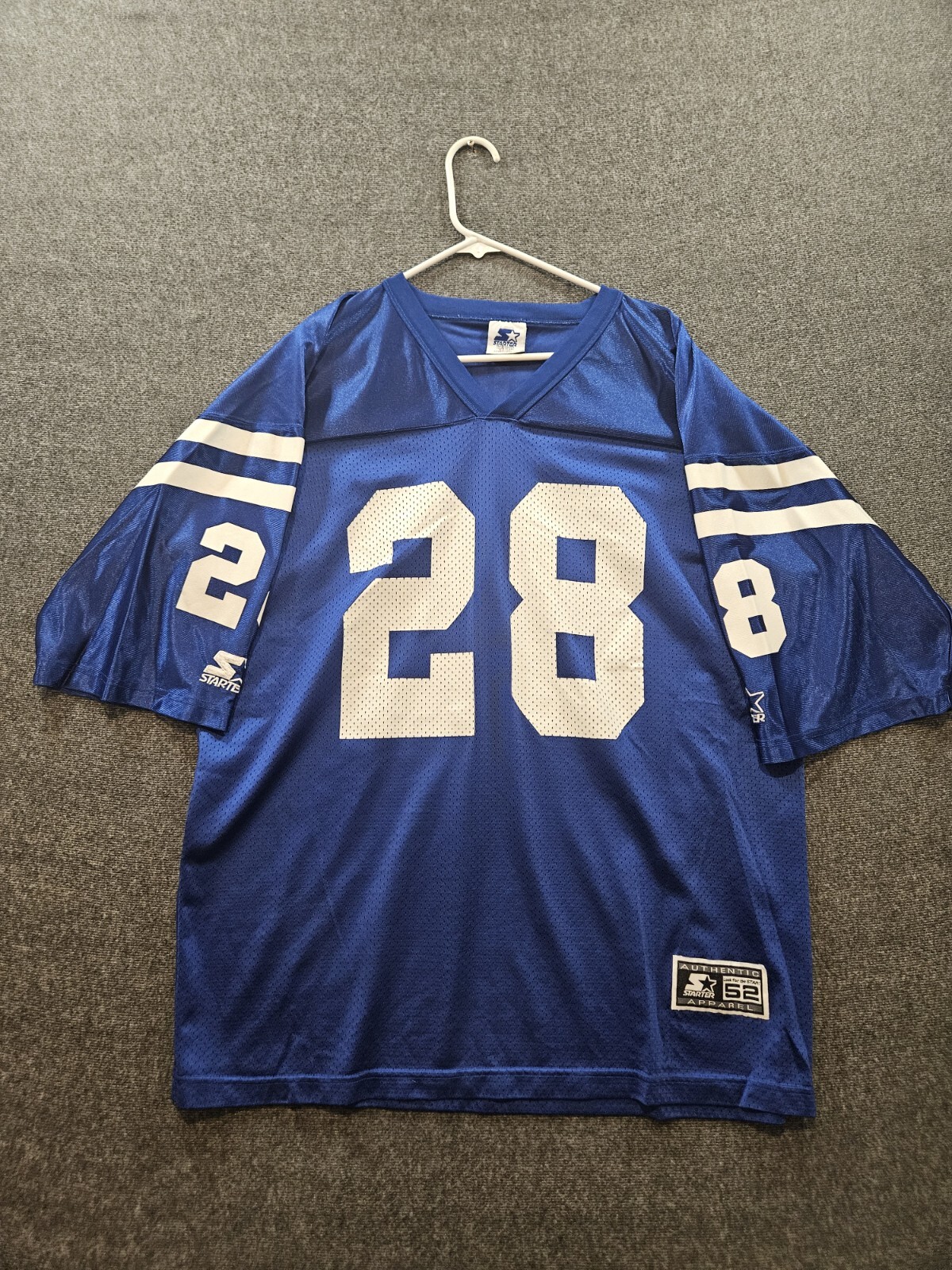 Vintage Marshall Faulk Indianapolis Colts Starter Jersey Adult XXL 2XL 52 1990s