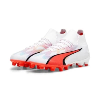 PUMA ULTRA PRO FG/AG, PUMA White-PUMA Black-Fire Orchid