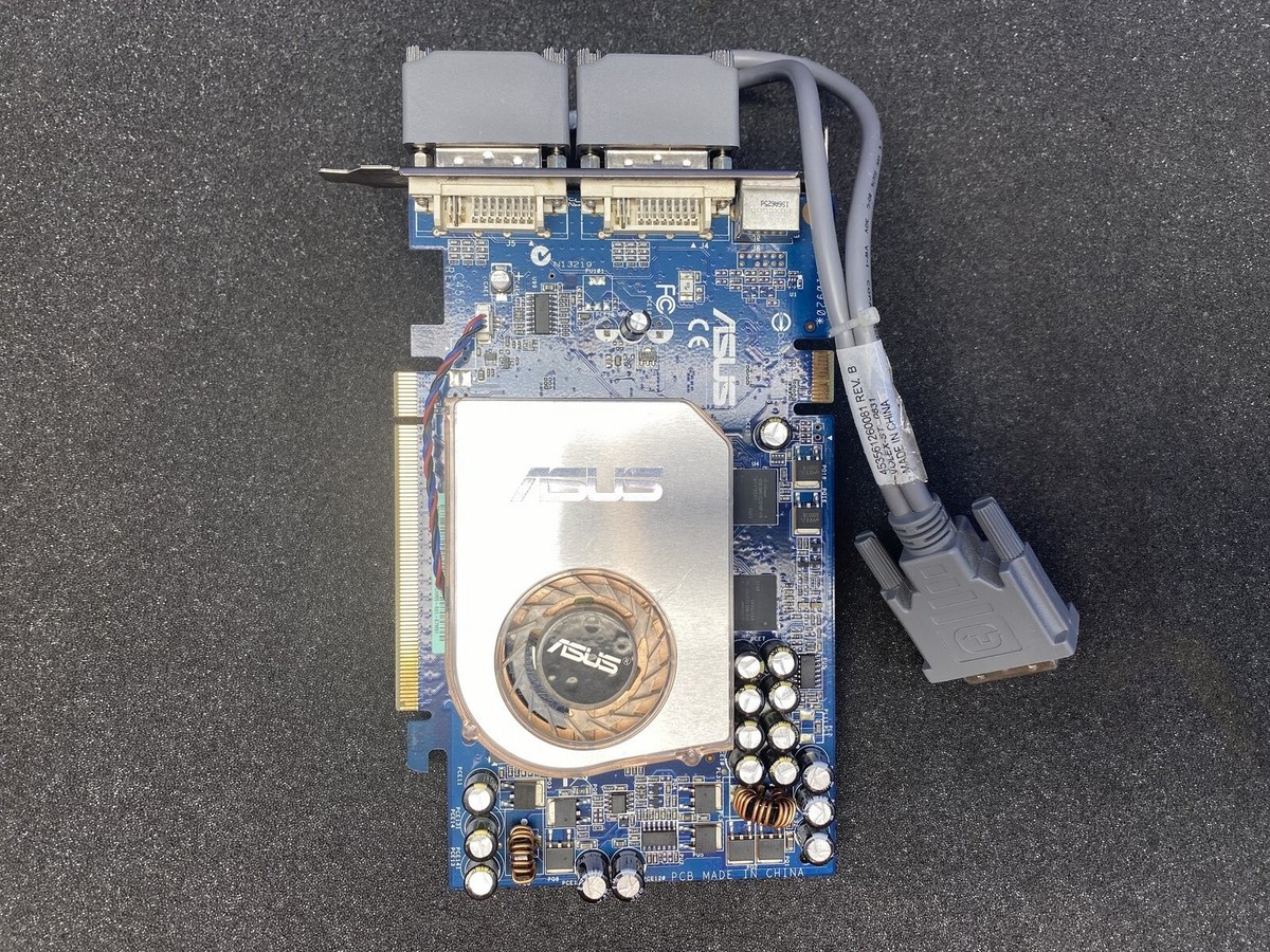 ASUS GEFORCE 7600GT 256MB GDDR3 PCIE X16 DVI GRAPHICS CARD
