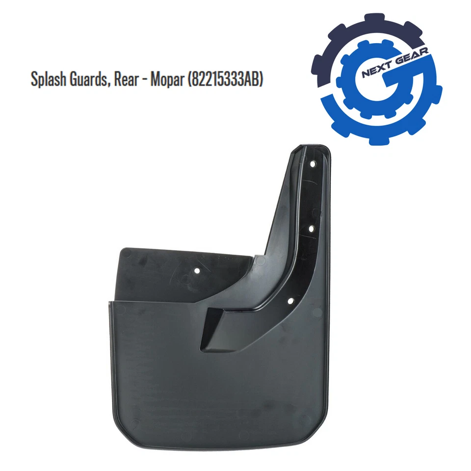 Nuevo protector contra salpicaduras trasero izquierdo Mopar OEM para Jeep Wrangler JL 2018-2021 82215333 Foto 2 de 2
