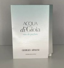 Giorgio Armani Acqua Di Gioia Eau de Parfum Sample Spray Vial 0.04 oz/1.2 ml NEW