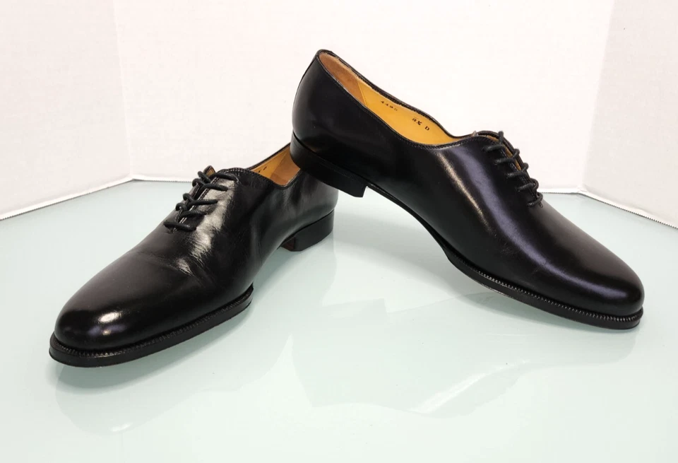 Cole Haan Formal corte inteiro gramercy derby sapatos de couro preto com cadarço Novo 8.5D