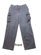 Vintage J Crew 30x32 Pants Cargo Army Green Chino Y2K 90s Preppy Skater Thick