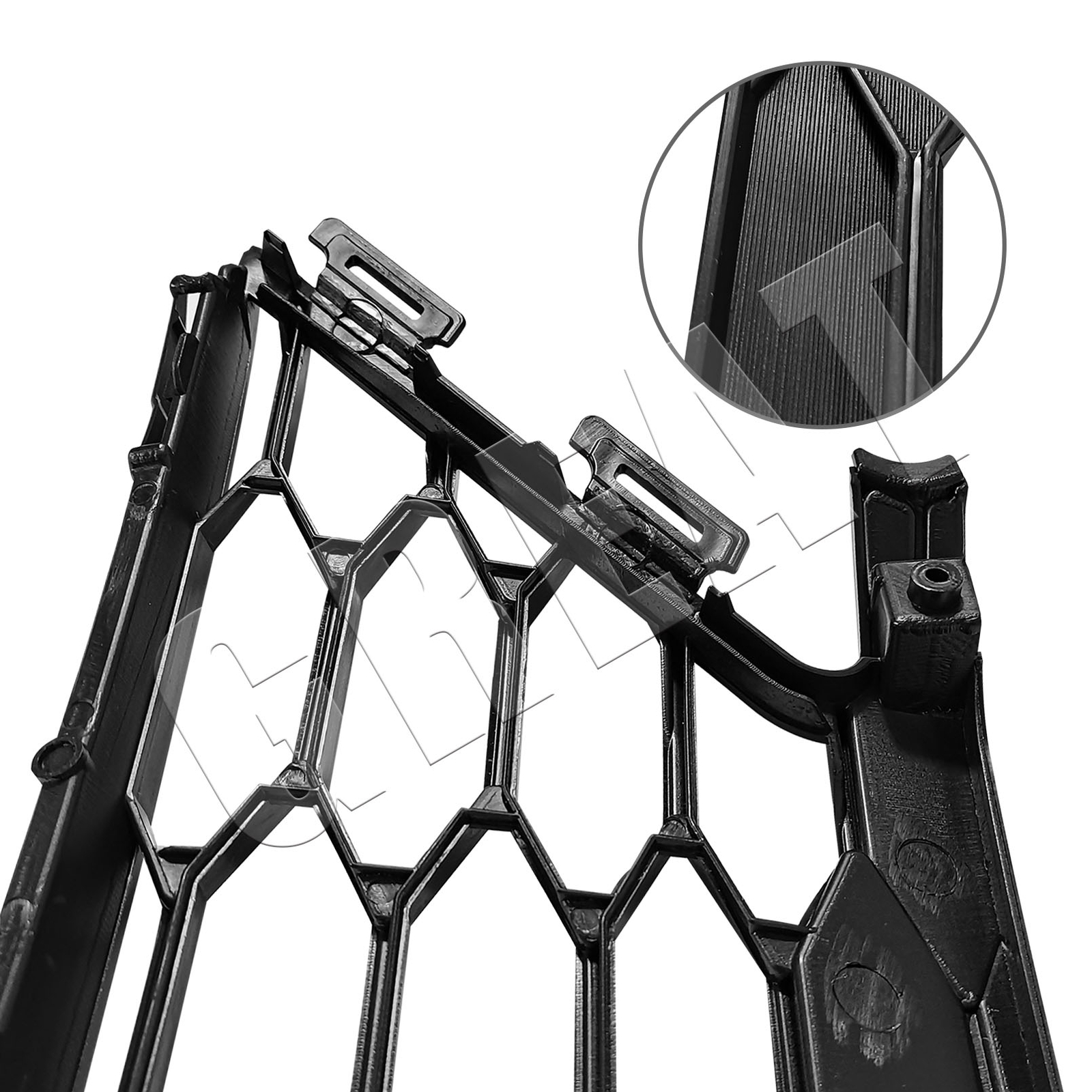 Front Lower Bumper Cover Grille For 20172019 10thGen Honda Civic