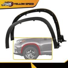 Fender Flares Set Fit For 2014-2018 Toyota Highlander Front Plastic LH+RH