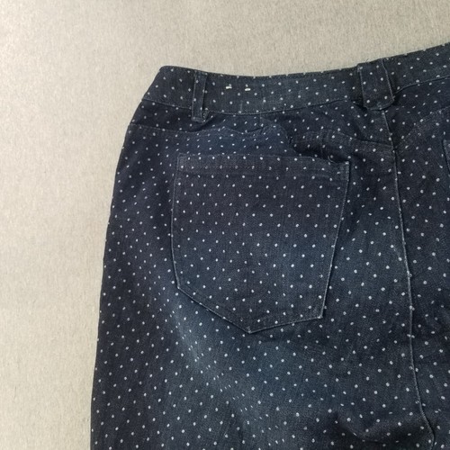 Wisdom Wit Jeans Women's Size 20W Elastic Waist Poka Dot Skinny - Picture 13 of 19