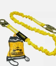 KwikSafety RATTLER 6' ANSI 1 Leg Fall Protection Shock Absorbing Safety Lanyard