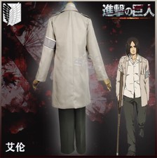 Attack On Titan Eren Jaeger Cosplay Costume Suit Man Woman Full Set