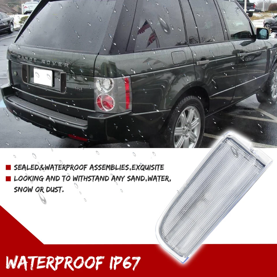 Luces de respaldo inversas de lente transparente para Land Rover Range Rover L322 Foto 4 de 4