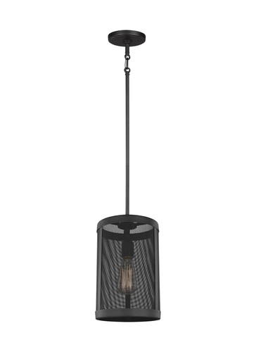 Gereon 9" Mini Pendant in Black