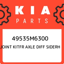 49535M6300 Kia Joint kitfr axle diff siderh 49535M6300, New Genuine OEM Part