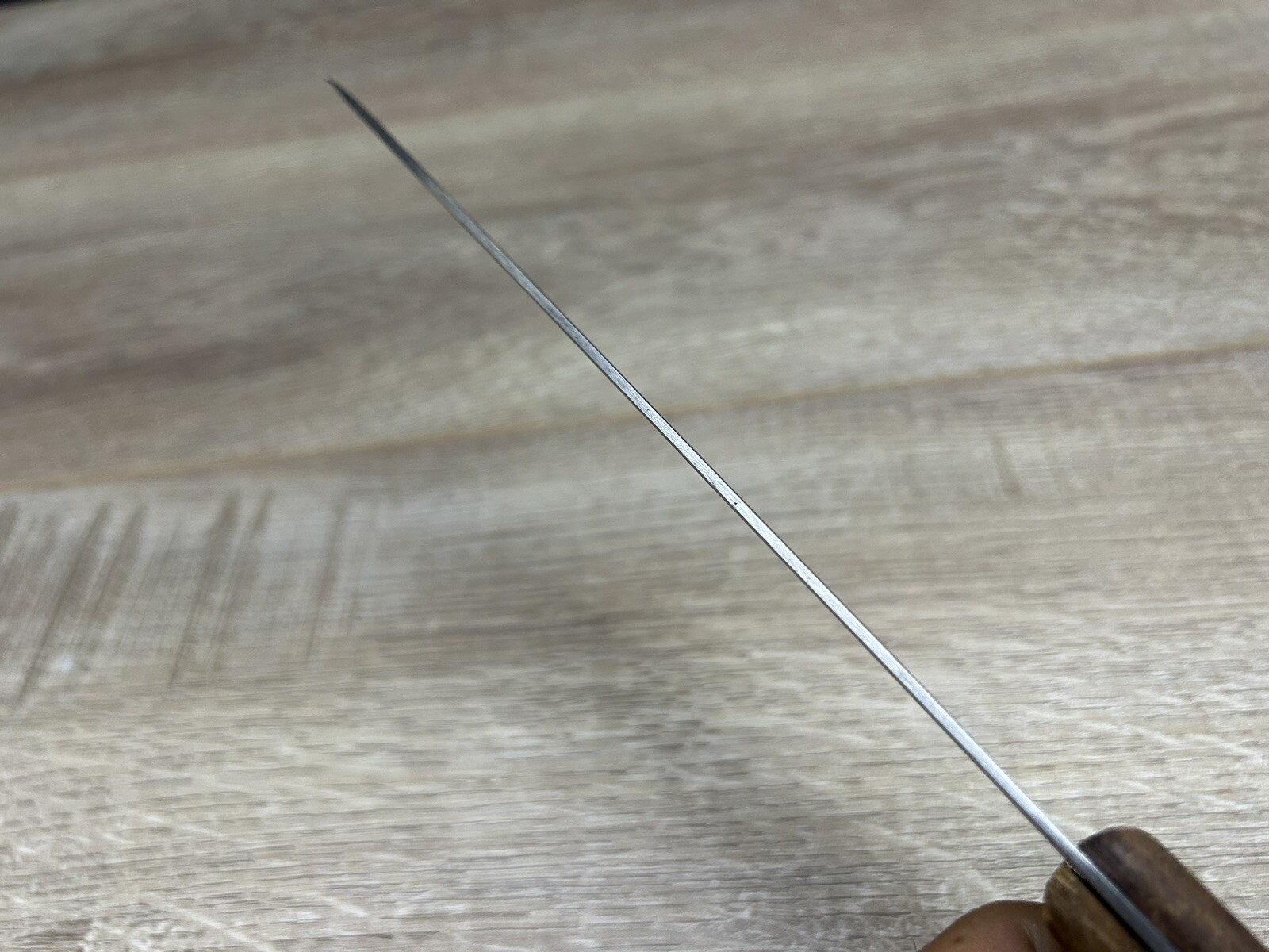 Vintage L’Hermitage Wood Handle Chef’s Knife Stainless Steel Japan