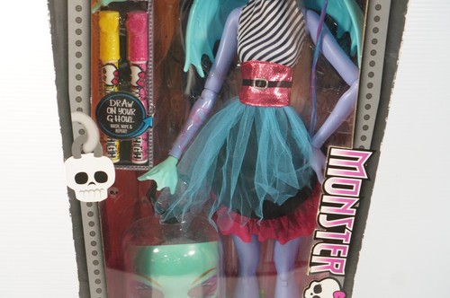 Monster High Gore Geous Ghoul Beast Freaky Friend Changing Eyes 28" - Picture 4 of 14