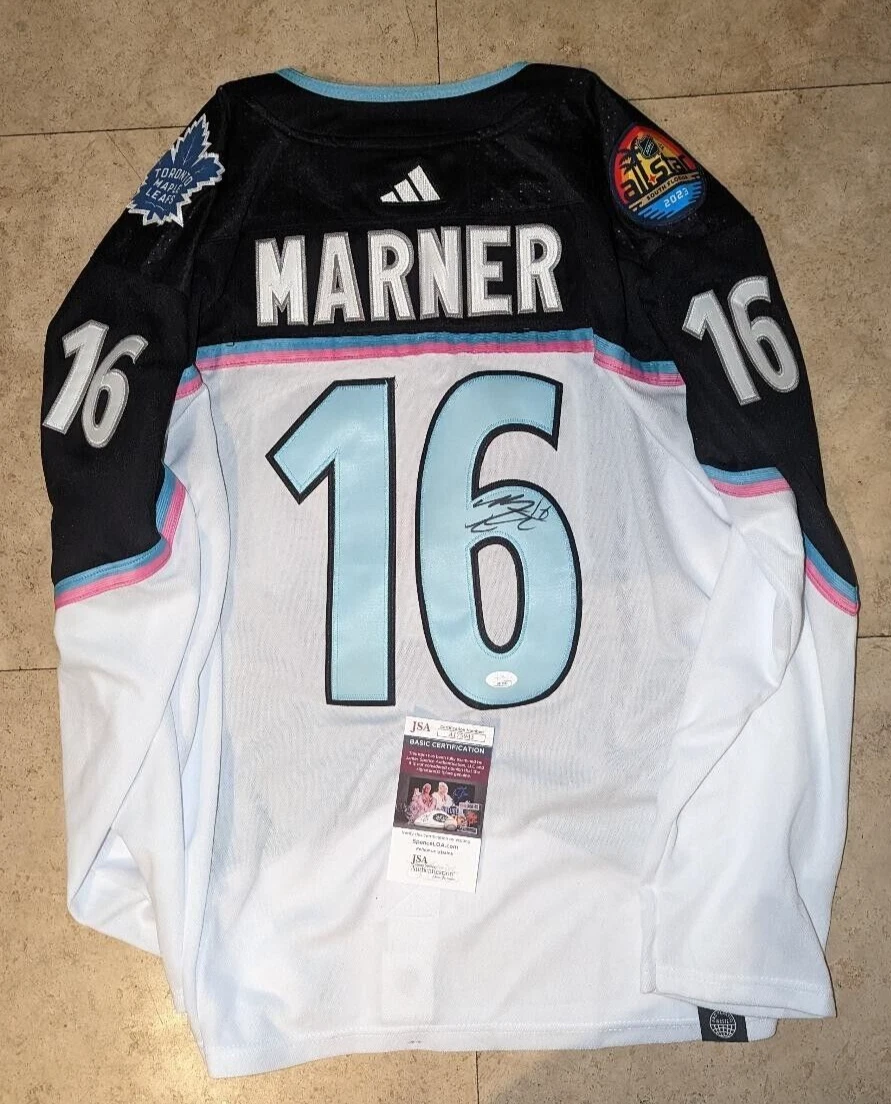 MITCH MARNER Signed TORONTO MAPLES LEAFS ALL STAR GAME CUSTOM JERSEY JSA