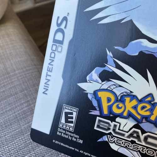 Pokemon schwarze Version Blockbuster Display Backer Karte 5,5""x8"" Nintendo DS 2010 - Bild 5 von 6