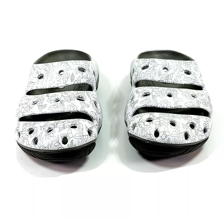 Sandali Keen donna Yogui Arts fiori hawaiani slide US 5