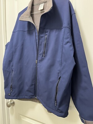 E-Systems  Performance Jacket Navy Zip up Water Resistant XXL