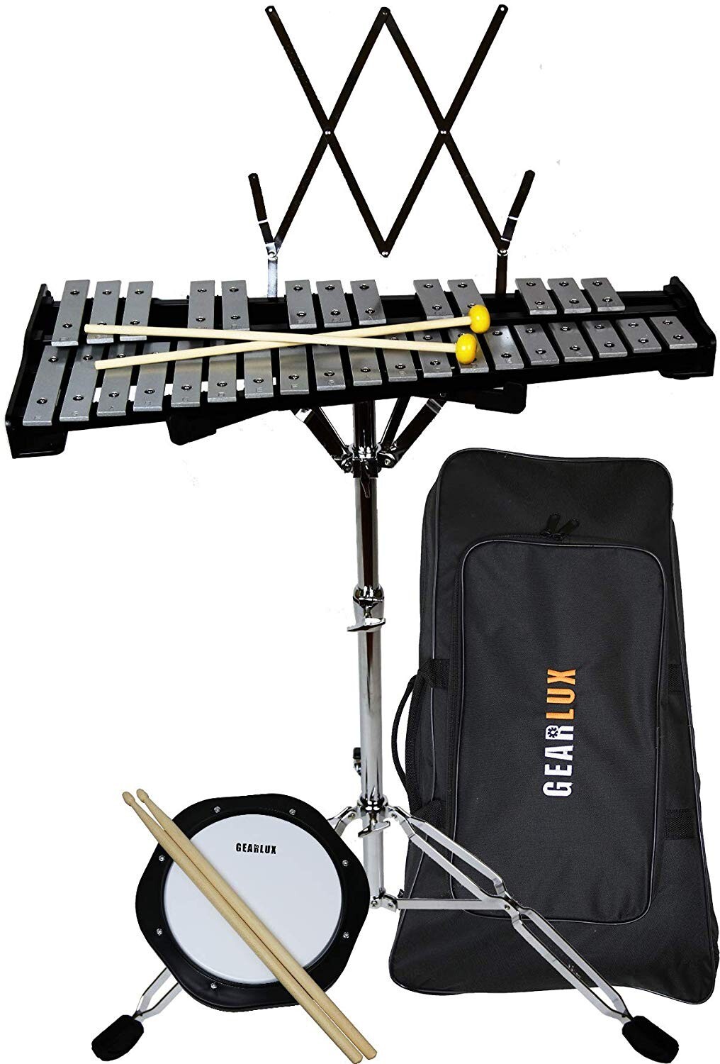 Gearlux 32-Note Glockenspiel Bell Kit