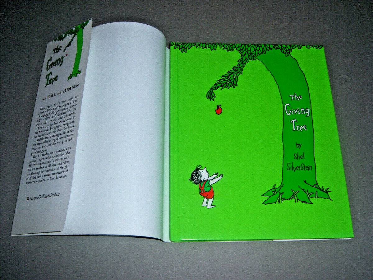 Shel Silverstein The Giving Tree 1964 HarperCollins 4to HC DJ VG+
