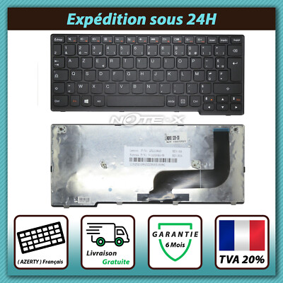 Clavier Lenovo Français AZERTY Original - Modèle V-142320AK1-FR, Pour Ordinateurs Lenovo, Neuf