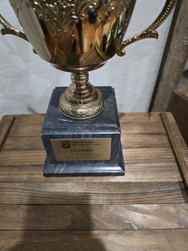 1989 Tournament Whimoon Alumni Brookside Course Champion Marble Trophy - Picture 2 of 10