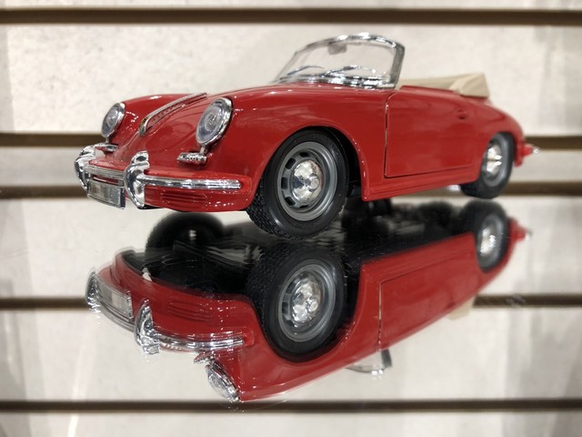 Burago Porsche 356 B Cabriolet Cup 1961 Metal Kit 1 24 For Sale