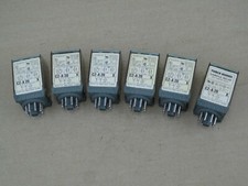 (6) TURCK Releco Serie MR-C 8 Pin Relay 10A/250V AC1, 0.5A/110V DC1, C2-A20X