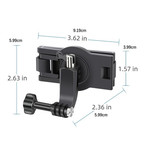 Backpack Clip Mount Shoulder Belt Clamp For GoPro Hero For Insta360 One Camera a - Picture 5 of 7