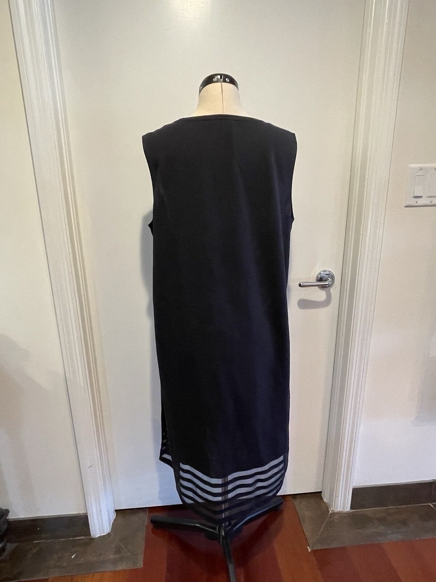 colorblock linen dress Navy Colorblock Linen Midi Dress  STYLAVO