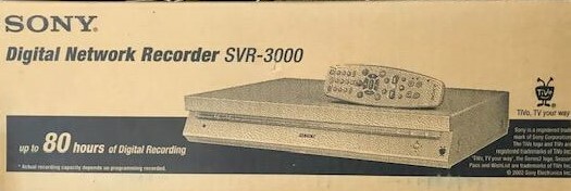 SONY Tivo SVR-3000 Digital Network 80 Hour Hard Disk Recorder New