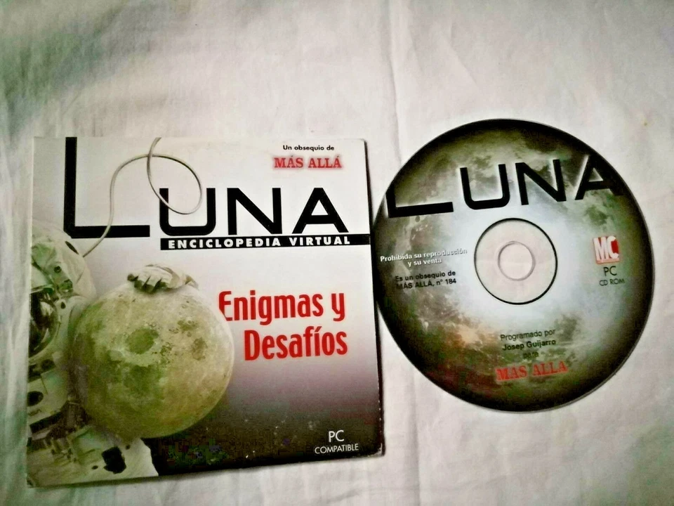 Luna Enciclopedia virtual Enigmas y desafios CD-Rom  Mas Alla Windows 98/2000/XP - Imagen 2 de 4