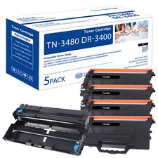 XXL Toner/Trommel TN3480 DR3400 Compatible with Brother HL-L5100DN HL-L5100DNT