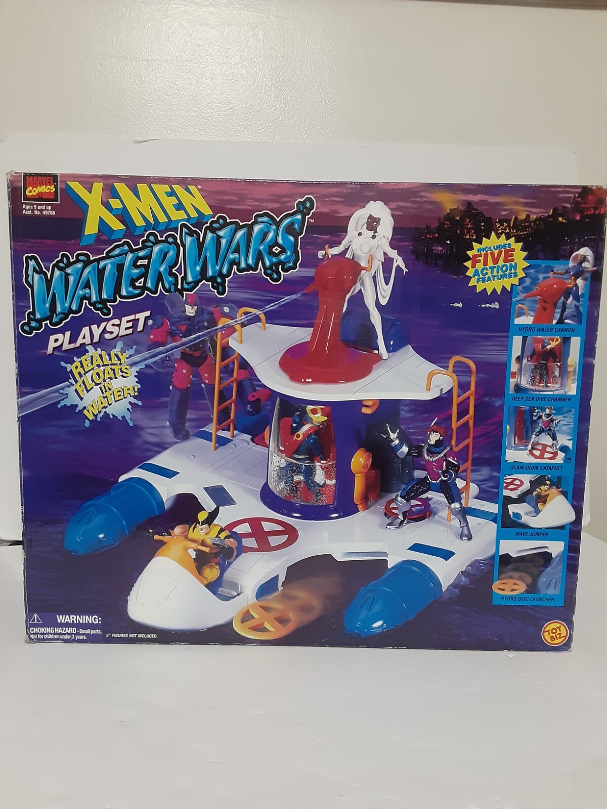 action figures playsets X-Men Water Wars