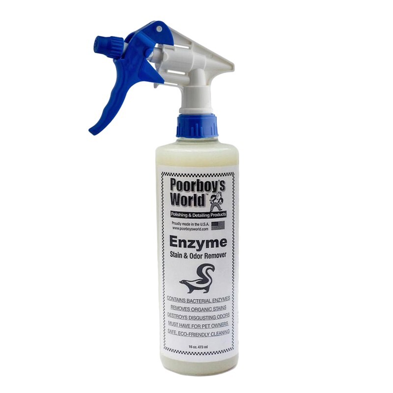 Poorboys Enzyme Stain & Odour Remover 473ml, Removes Odors, Stains & Bacterial