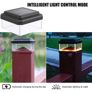 8LED Solar Lampe Pfostenkappen Leuchte Solarpfosten Kappen Licht Light