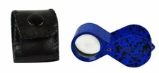 18 MM - 10X Blue Lapis Triplet Eye Loupe Jewelry Making Magnify Inspection Tool