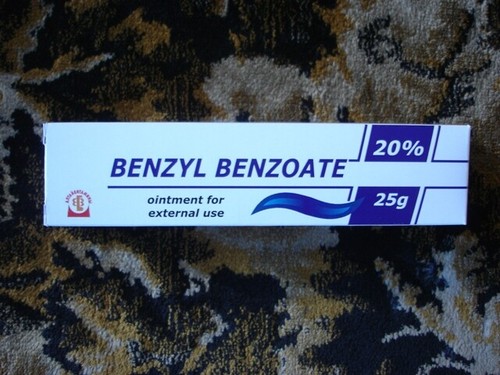 Benzyl Benzoate cream, 20%, 25 g, Scabies Lice Treatment, Antiparasitic