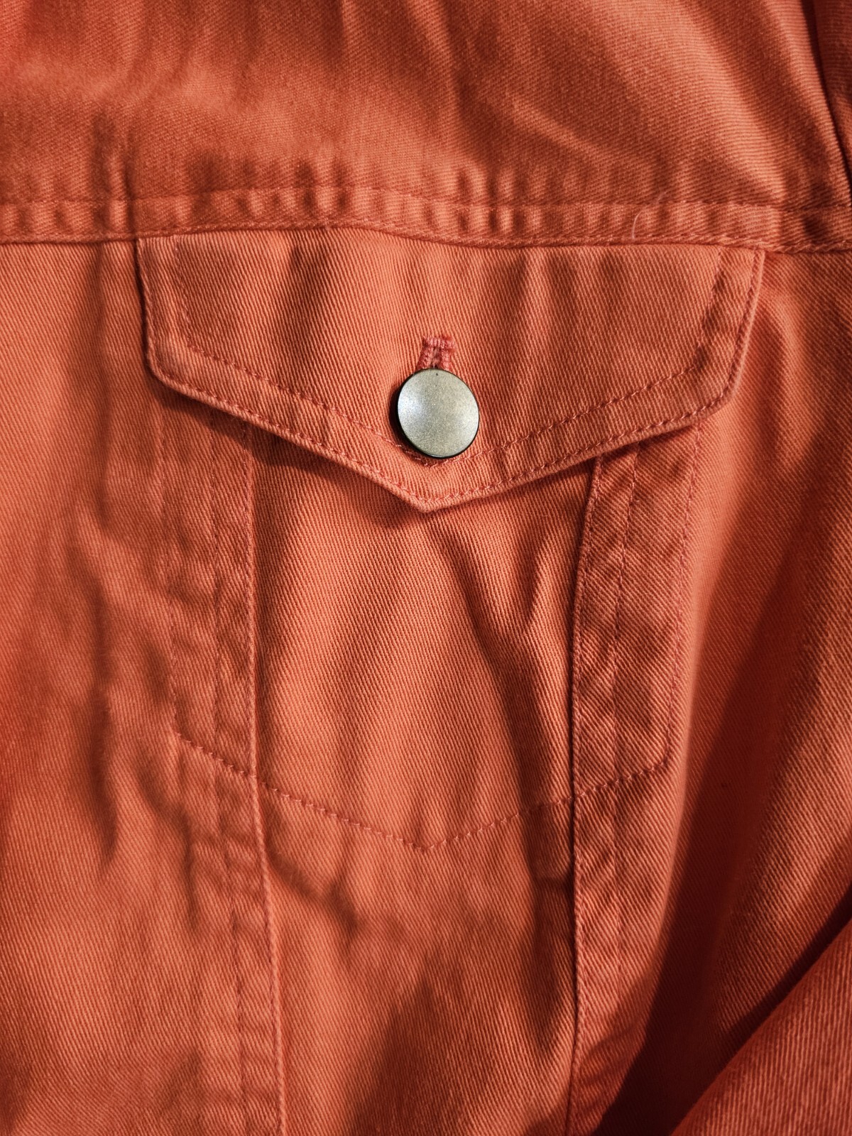 Pendleton Classic Denim Button Up Jacket Tangerin… - image 5