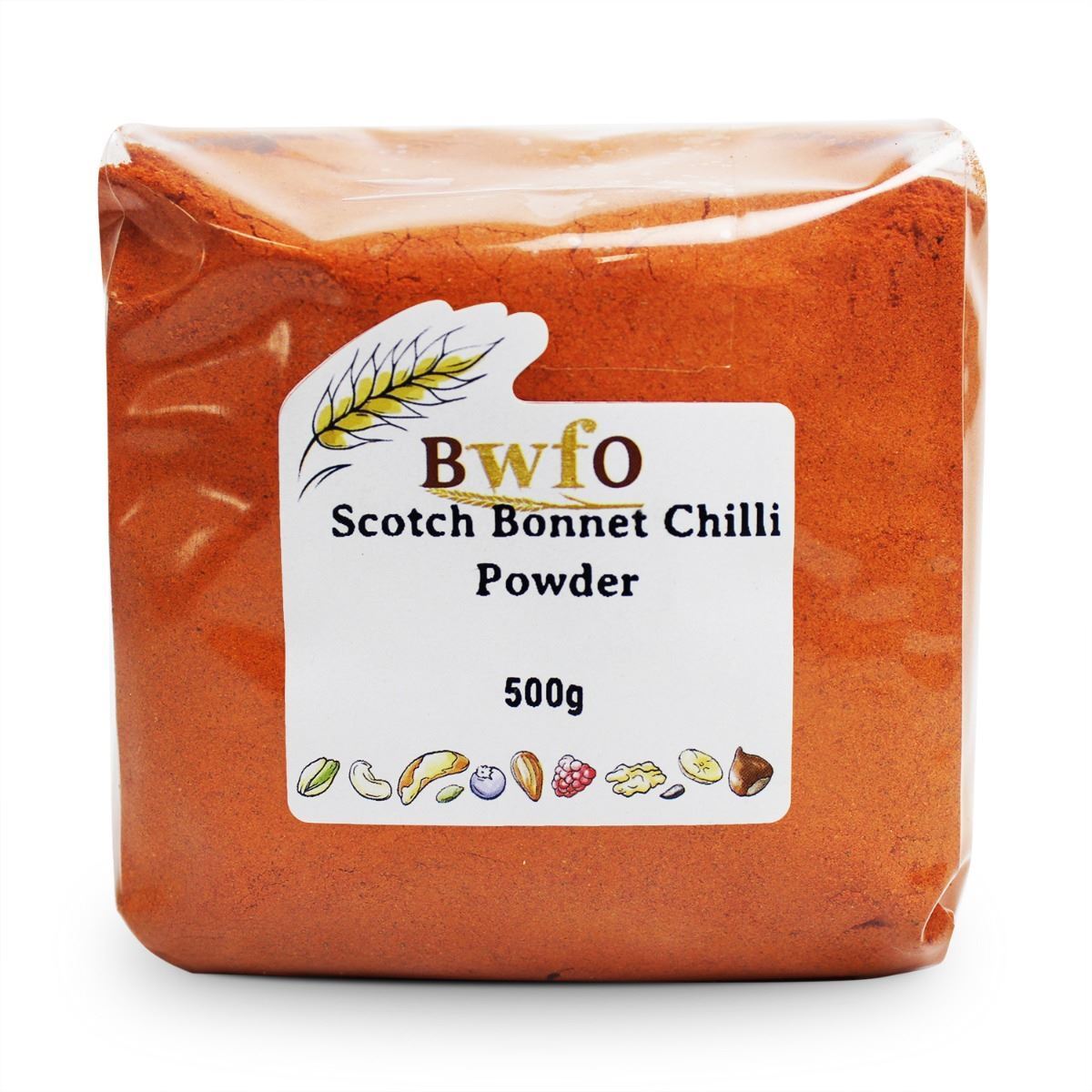 Scotch Bonnet Chilli Powder 500g | BWFO | Free UK Mainland P&P