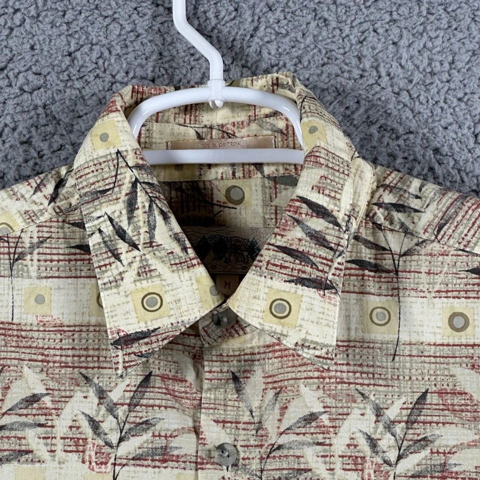 Campia Moda Mens Hawaiian Tropical Shirt M Pocket Button Up Beach Vacation Aloha - Image 2 of 4