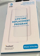 AT&T Tempered Glass Antimicrobial Screen Protector - iPhone 13 Pro Max 6.7"
