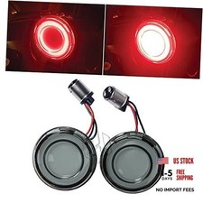 Motorcycle 1157 Bullet Style LED Rear Turn Signal Conversions Fits for Smoke
