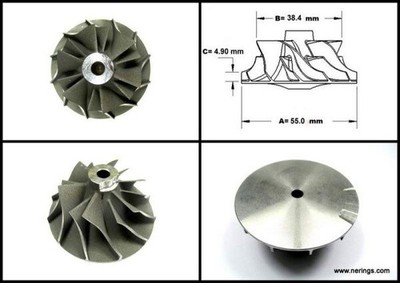 Turbocharger Compressor Wheel for TATA TRUCK 55KW 5316 988 7033