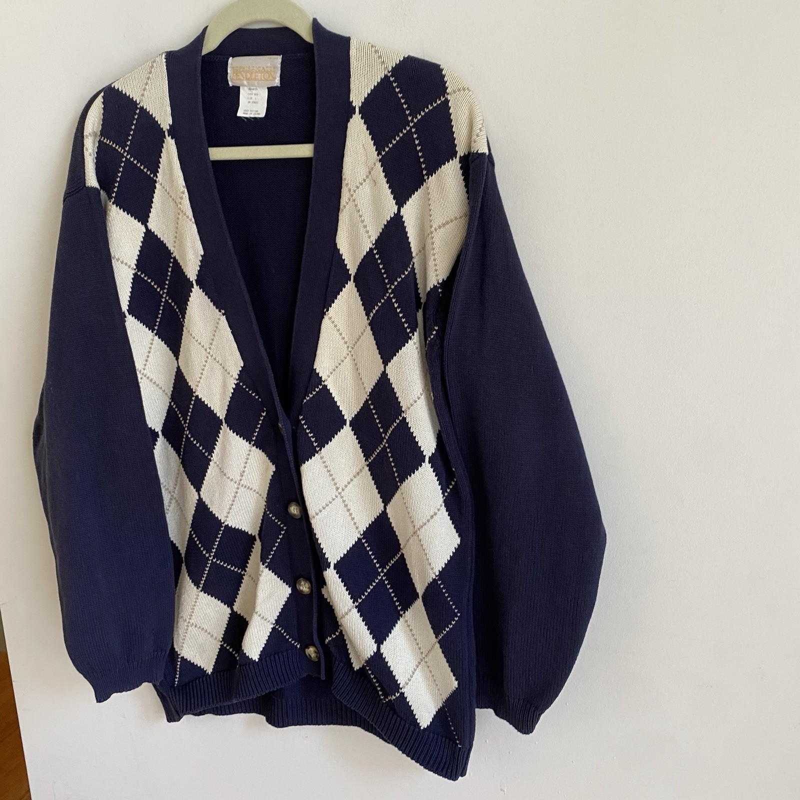 Pendleton Cardigan Button Sweater Size Large Prep… - image 4