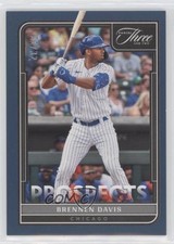 2022 Panini Three and Two Prospects Full Count 21/32 Brennen Davis #P-39 5m1