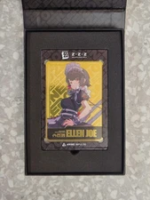 Zenless Zone Zero GOLD Ellen Joe Metal Card LIMITED EDITION Anime Impulse ZZZ