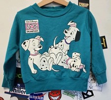 Vtg 90s 101 Dalmations Crew Neck Sweatshirt Infant Disney