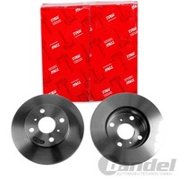 2X TRW Bremsscheiben 238Mm BelÜFtet Vorne Passend FÜR Toyota Corolla | DF1423