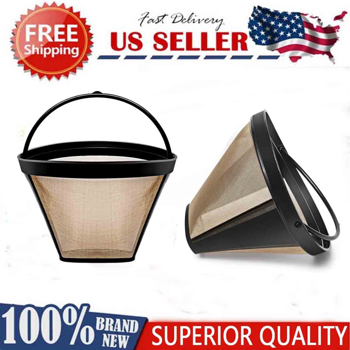 Cone Shaped Coffee Filter Suitable For DTC-950 Coffee Machine Golden